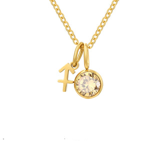 Collar Piedra del Zodiaco – Tu Signo en una Joya Natural