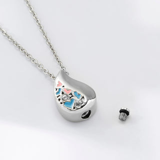 colgante con cenizas