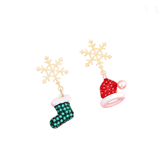 Pendientes navideños elegantes – Diseño festivo y original
