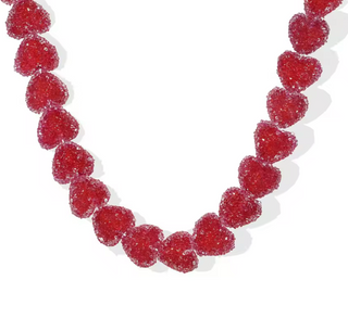 Colar de Gelatina de Corações – Edição Multicolorida