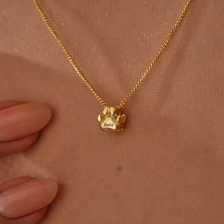 Collar personalizado huella