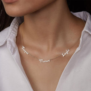 collar con nombres