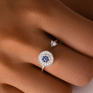 Anillo antiestres plata