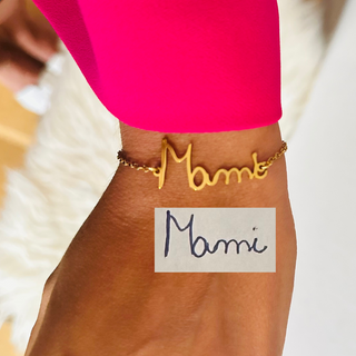 Pulseras personalizadas con nombre o inicial