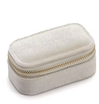 Joyero personalizado de terciopelo con nombre – Mini estuche