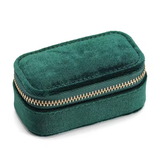 Joyero personalizado de terciopelo con nombre – Mini estuche