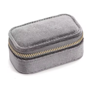 Joyero personalizado de terciopelo con nombre – Mini estuche