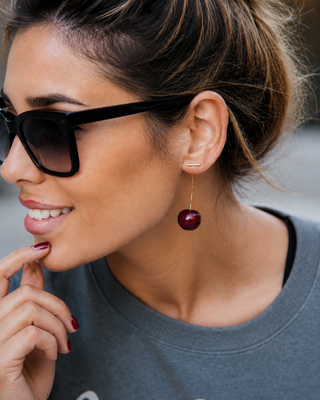 Pendientes Cereza de Acero – Divertidos y Originales