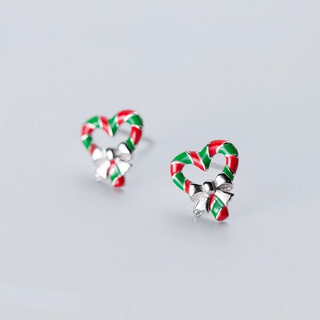 Pendientes Navideños Plata