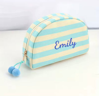 Neceser Personalizado con Nombre a Rayas