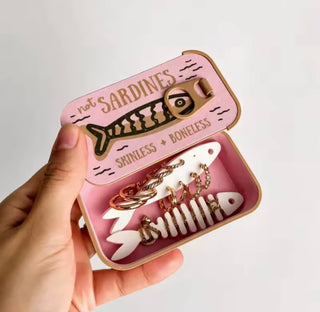 Mini Joyero de Viaje Portátil Diseño Lata