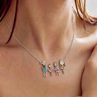 Collar Personalizado con Dibujo de tu Hijo | White & You