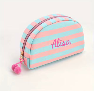 Neceser Personalizado con Nombre a Rayas