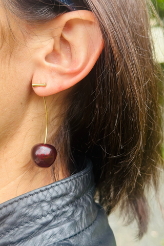 Pendientes Cereza de Acero – Divertidos y Originales