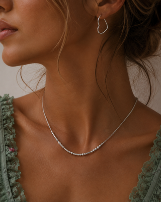 Collar Código Morse Personalizado – Mensaje Secreto