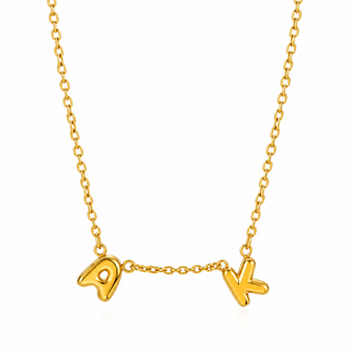 Collar con Iniciales Personalizado – Hasta 4 Letras