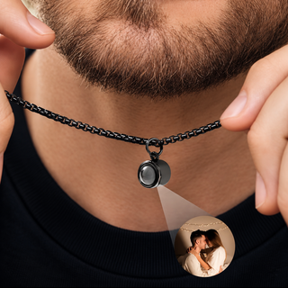 Collar con Foto para Hombre Personalizado – Foto Oculta