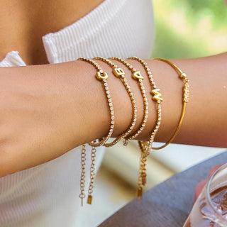 pulsera letra M