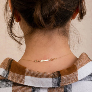 Alargador de collares y pulseras con nombre personalizado en acero inoxidable