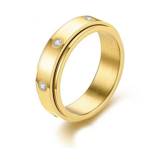 anillo antiestres oro