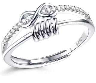 anillo ansiedad plata