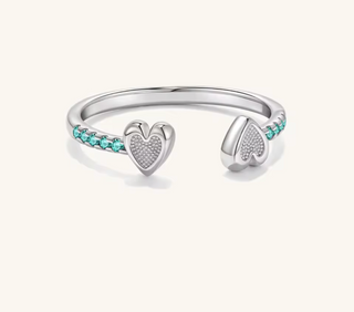 anillo corazones