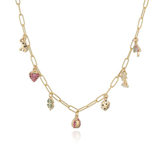 collar con charms