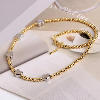 	collar acero inoxidable con colgante corazón