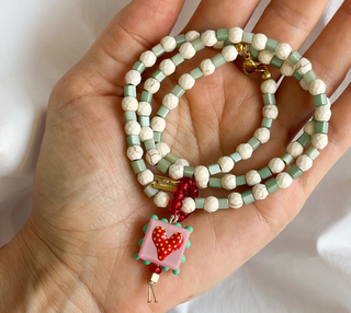 Collar de Cuentas Naturales Multicolor para Mujer