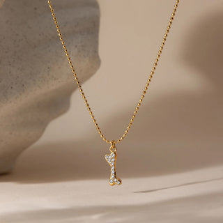Collar hueso oro