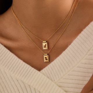 Collar perro o gato dorado con circonitas
