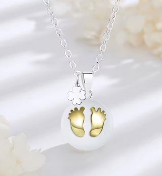 llamador de angeles plata