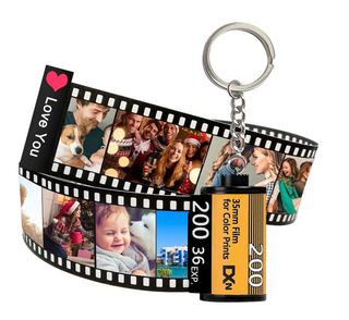 llavero carrete de fotos
