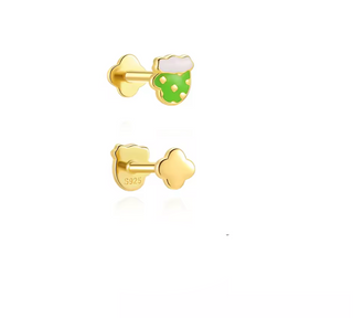Pendientes Navideños y Minimalistas | Pendiente Reversible