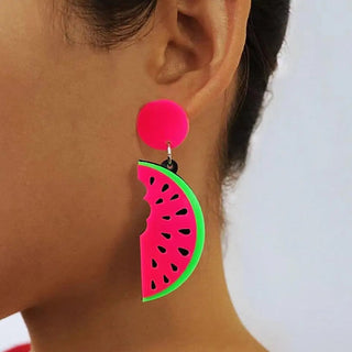Pendientes Sandía | Divertidos y Ligeros para Verano