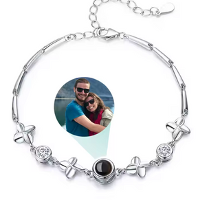 Pulsera con foto personalizada  acero inoxidable
