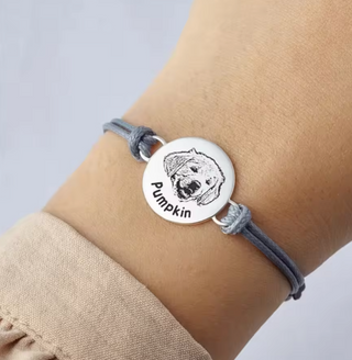 pulsera con foto grabada