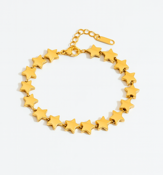pulsera waterproof ajustable dorada