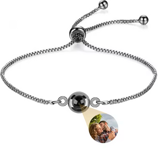 Pulsera con foto dentro acero inoxidable | Personalizada y ajustable