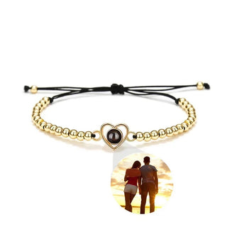 pulsera foto oro