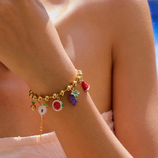 pulsera de frutas acero inoxidable