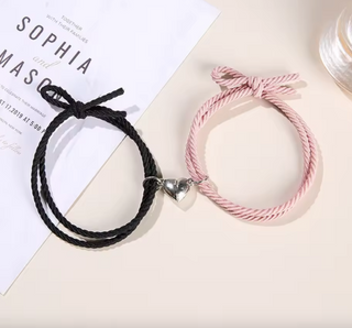 Pulseras Imantadas para Pareja de Cordón
